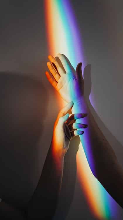 Libertà nella coppia mani