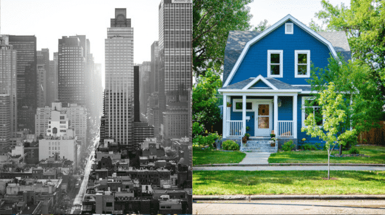 Città o periferia: come scegliere dove vivere • città o periferia